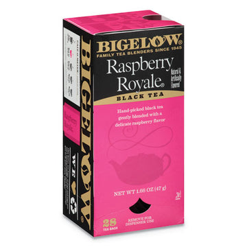 Bigelow® Raspberry Black Tea, Raspberry, 0.34 Lbs, 28-box freeshipping - TVN Wholesale